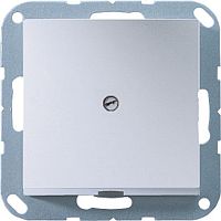 Вывод кабеля без рамки Jung EcoProfi алюминий картинка